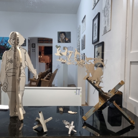 Schaufenster, von außen, rechts