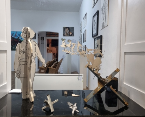 Schaufenster, von außen, rechts